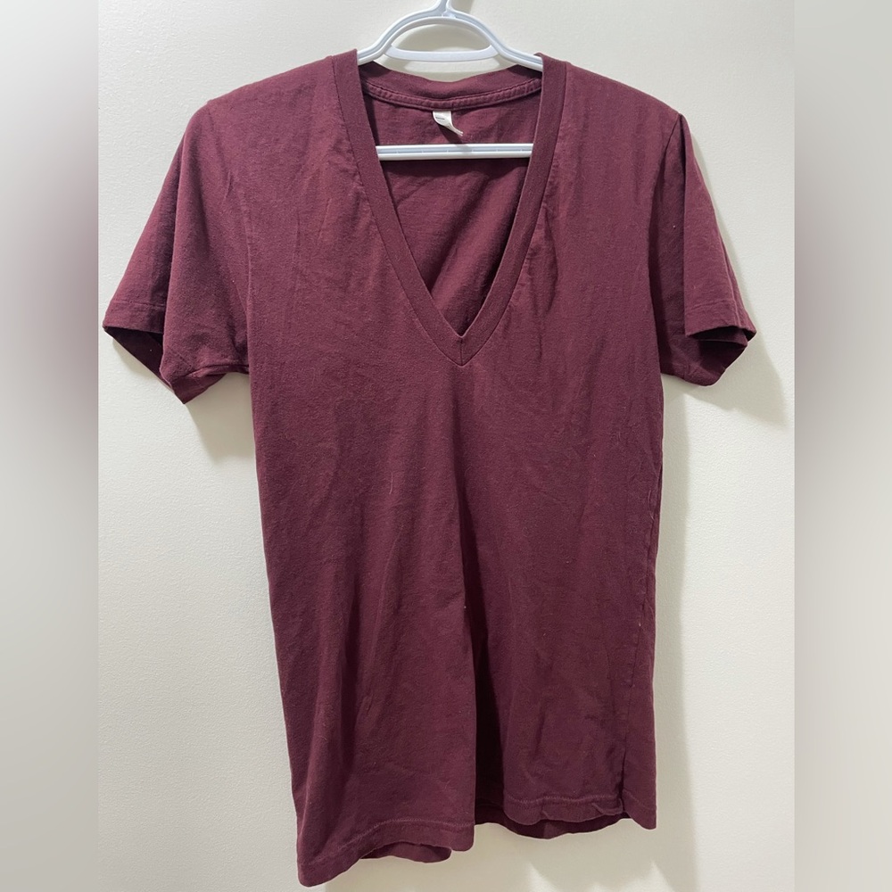 American Apparel deep V 3 pack